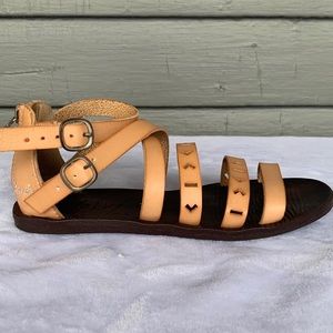 Blowfish Girls Strappy Zip Sandals